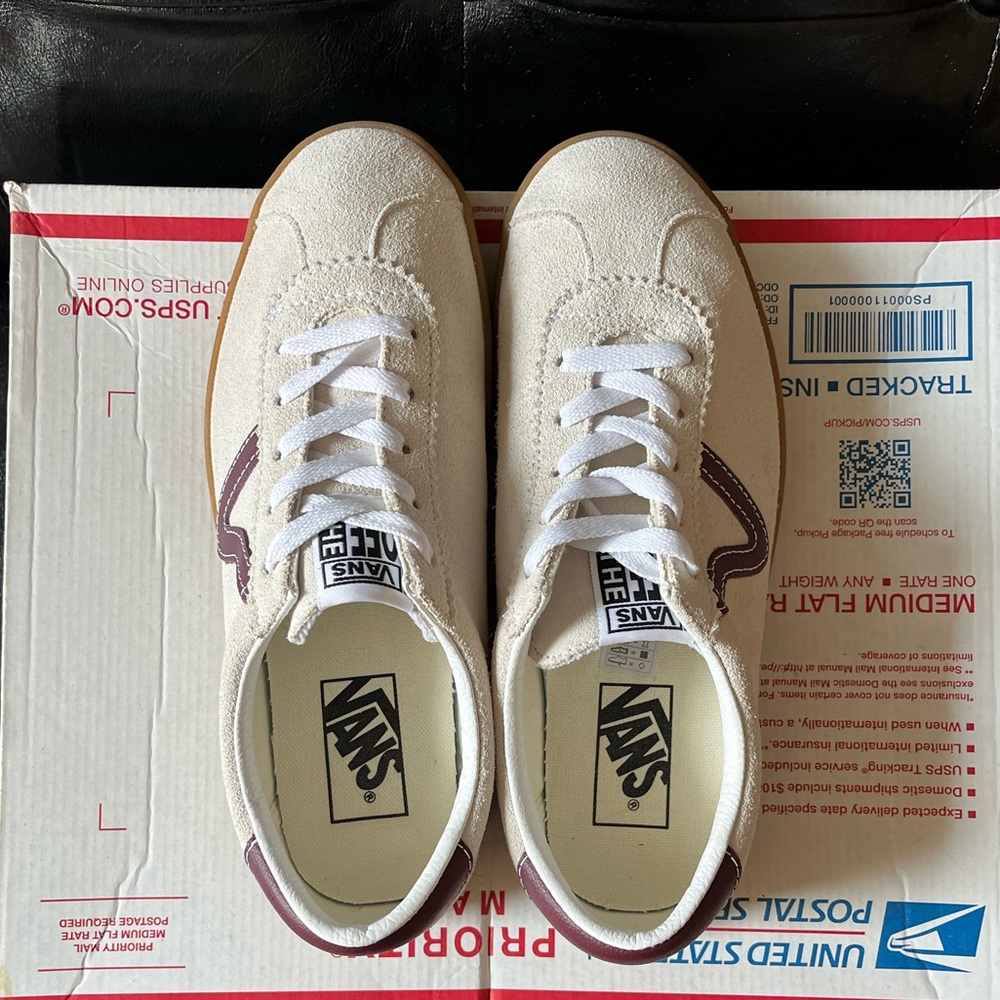 Vans Sport Low Suede ‘Marshmallow White/Port Royale/Gum’ - Picture 4 of 7